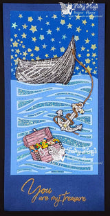 Fairy Hugs Stamps - Row Boat