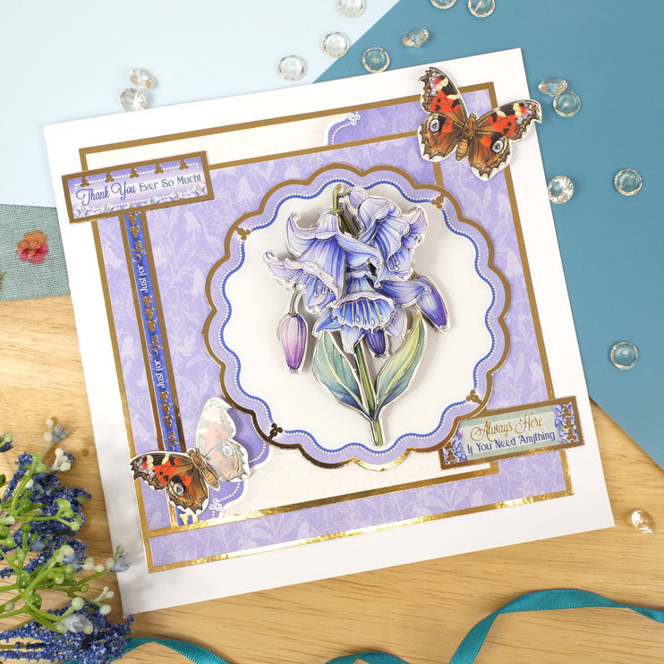 In Full Bloom - Floral Delights Deco-Large Set - Beautiful Bluebells