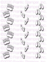 Frantic Stamper Animal Tracks die set