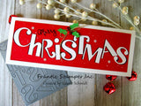 Frantic Stamper Precision Die - Reverse-Cut MeRry ChRiSTMAS background