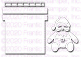 Frantic Stamper Precision Die - Santa and Chimney