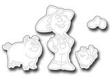 Frantic Stamper Precision Die - Hogs and Kisses