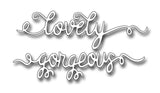 Frantic Stamper Precision Die - Lovely & Gorgeous