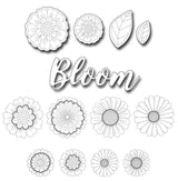 Frantic Stamper Precision Die - Fabulous Florals Outlines