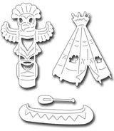 Frantic Stamper Precision Die - Native American Icons