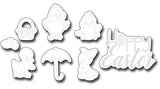Frantic Stamper Precision Die - Easter Greetings Stamp Matchers