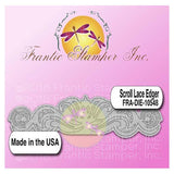 Frantic Stamper Precision Die - Scroll Lace Edger