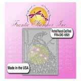 Frantic Stamper Precision Die - Perched Peacock Card Panel