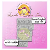 Frantic Stamper Precision Die - Reverse-Cut Spring Words