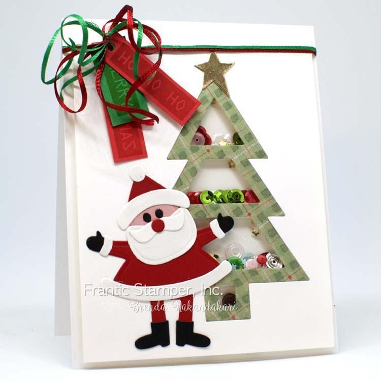 Frantic Stamper Precision Die - Build A Santa