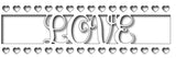 Frantic Stamper Precision Die - Love Card Band