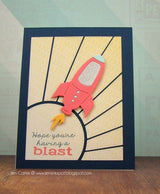 Frantic Stamper Precision Die - Rocket Launch (set of 4 dies)