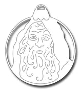 Frantic Stamper Precision Die - Victorian Santa Round Ornament