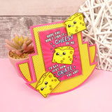 Foiled Pattern Rocker Cards