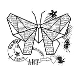 Woodware Clear Singles Paper Butterfly