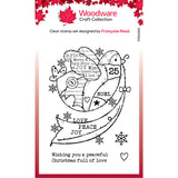 Woodware Clear Singles Peaceful Dove 4 in x 6 in Stamp Set