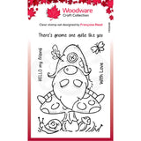 Woodware Clear Singles Forest Gnome 4 in x 6 in Stamp