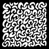 Woodware Faux Leopard 6 in x 6 in Stencil