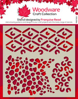 Woodware African 6 in x 6 in Stencil
