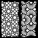 Woodware Arabesque 6 in x 6 in Stencil