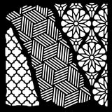 Woodware Quito 6 in x 6 in Stencil