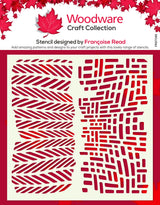 Woodware Pampa 6 in x 6 in Stencil