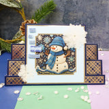 An Embroidered Christmas Square Pocket Pad