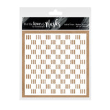 For the Love of Masks - Ink & Twist - Basket Weave
