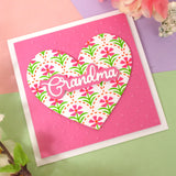 For the Love of Masks - Layering Scalloped Florals