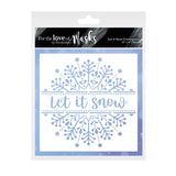 For the Love of Masks - Let It Snow Centrepiece
