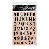 For the Love of Stamps - Simply Letters & Numbers