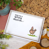 For the Love of Stamps - Cheery Cow & Chickens