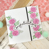 For the Love of Stamps - A Circle of Roses