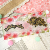 For the Love of Stamps - A Circle of Roses