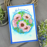 For the Love of Stamps - A Circle of Sunflowers