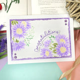 For the Love of Stamps - A Circle of Sunflowers