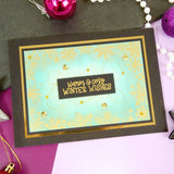 For the Love of Stamps - Frosted Frame & Splendid Snowflakes