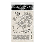 For The Love Of Stamps - Botanical Beauties - Jasmine A6 Stamp Set