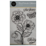 Jamie Rodgers Crafts - Anemone A6 Clear Stamp Set
