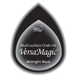 Tsukineko Versa Magic Dew Drops Chalk Ink Pad Midnight Black