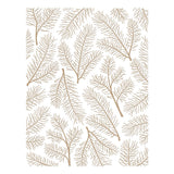 Pine Sprays Hot Foil Plate from the Glimmer for the Holidays Collection
