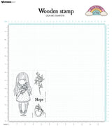 SAN Rubber Stamp Gorjuss - Be Kind Hope 105x148x15mm 4 PC nr.578