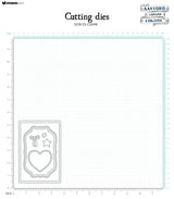 SAN Cutting Dies Frames & Labels Gorjuss Essentials 85x125x2mm 8 PC nr.698