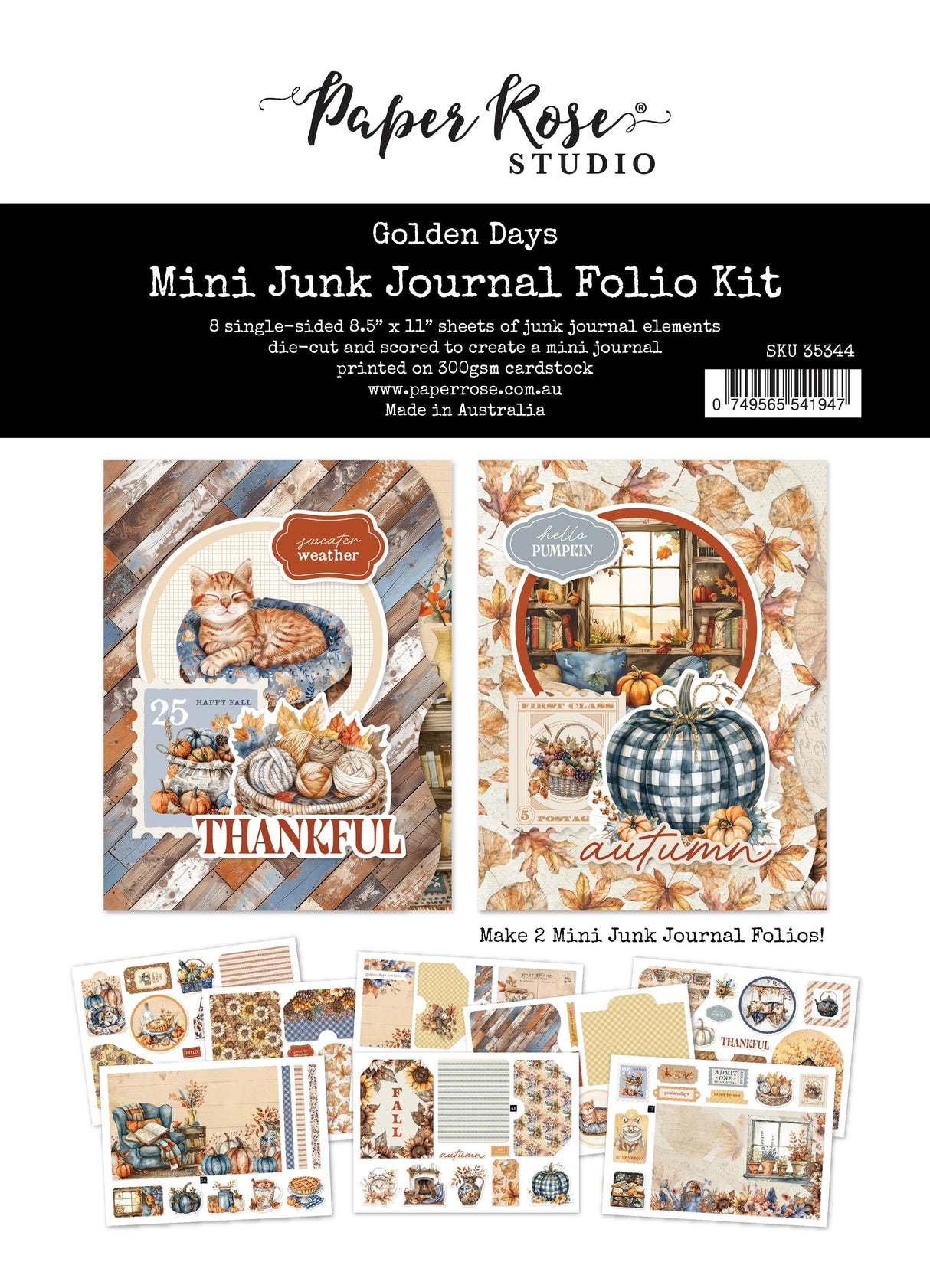 Golden Days Mini Folio Kit 35344