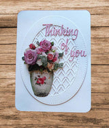Hearty Crafts Easy 3D Toppers Flower in Vases