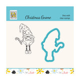 Die & Clear Stamp Set - Xmas Gnome Serie Candystick