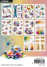 HE Die-Cut Paper Pad Paper Elements Dragonfly Dreams 105x148x5mm 20 Sheets