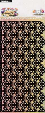 HE Mask Floral Pattern Dragonfly Dreams 105x210x1mm 1 Pieces