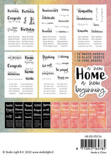 HE Sticker Paper Pad Sentiments Dragonfly Dreams 105x148x3mm 20 Sheets