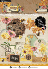HE Die-Cut Paper Pad Paper Elements Sweet Bee Memories 20 SH